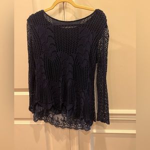 5/$10 cute blue sweater size XS